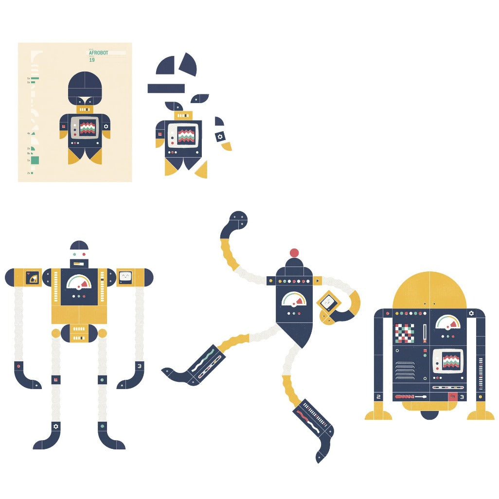 Londji Apollo Build A Robot Eco Friendly Tangram 