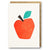 Bits & Bobs Apple Letter Press Mini Card