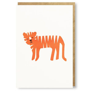 Bits & Bobs Tiger Letterpress Mini Card