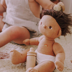 Olli Ella | Dinkum Doll | Milk Bottle | Wooden Toy Dolls Accessory 