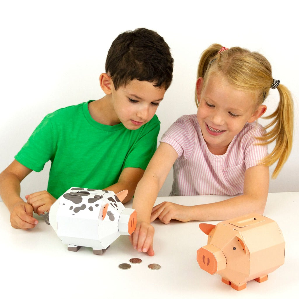 Clockwork Soldier Create your Own Piggy Bank Kids Craft Activities 