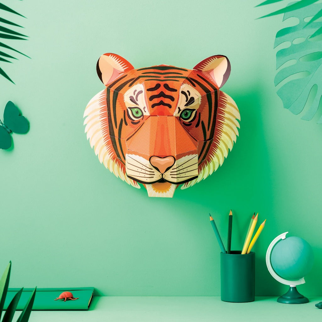 Clockwork Soldier - Create Your Own Majestic Tiger Head  - Kids Craft Activity 