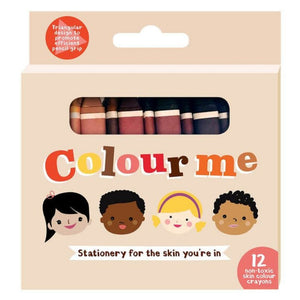 Packaging For Colour Me Kids Skin Tone Crayons 