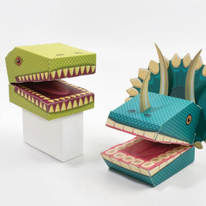 Clockwork Soldier Paper Craft Kit - Create Your Own Dinosaur Puppets