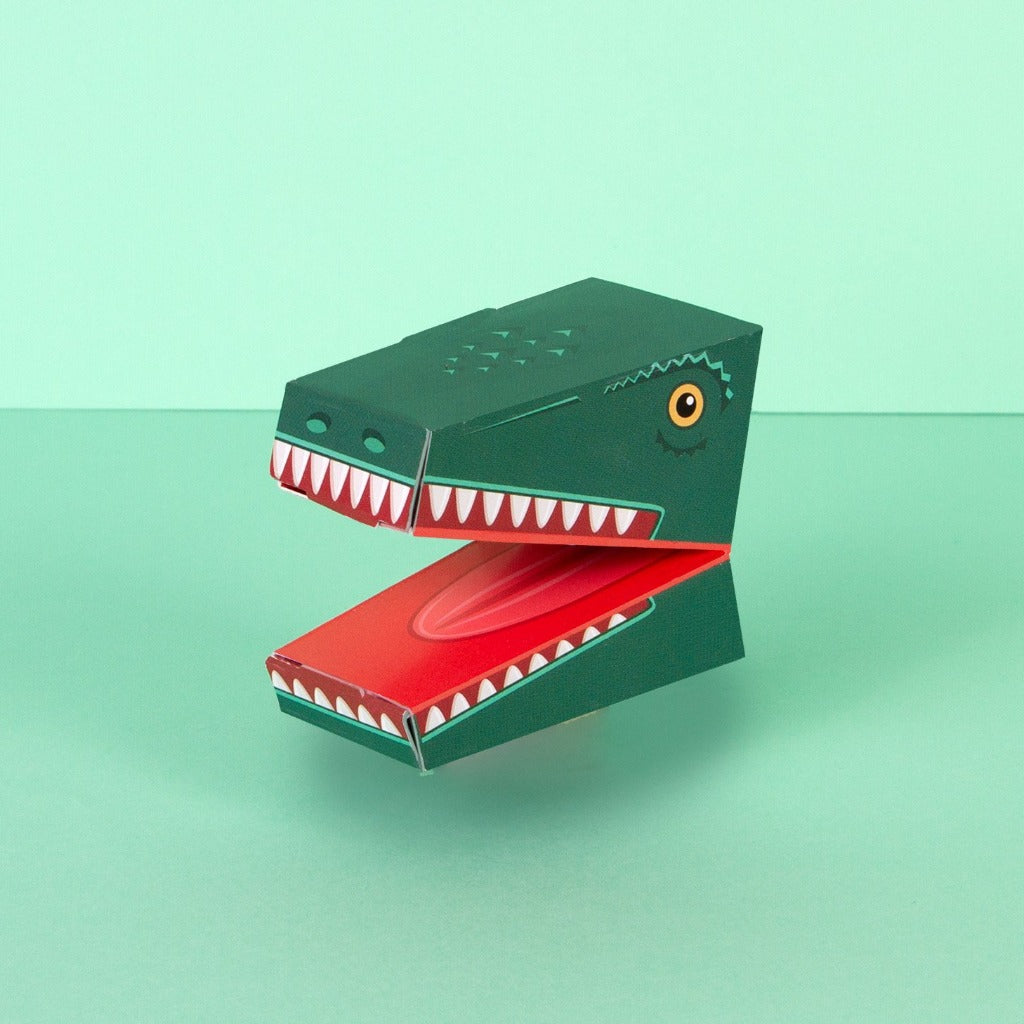 Clockwork Soldier - Create Your Own Dinosaur Finger Puppet - Kids Craft Activities 