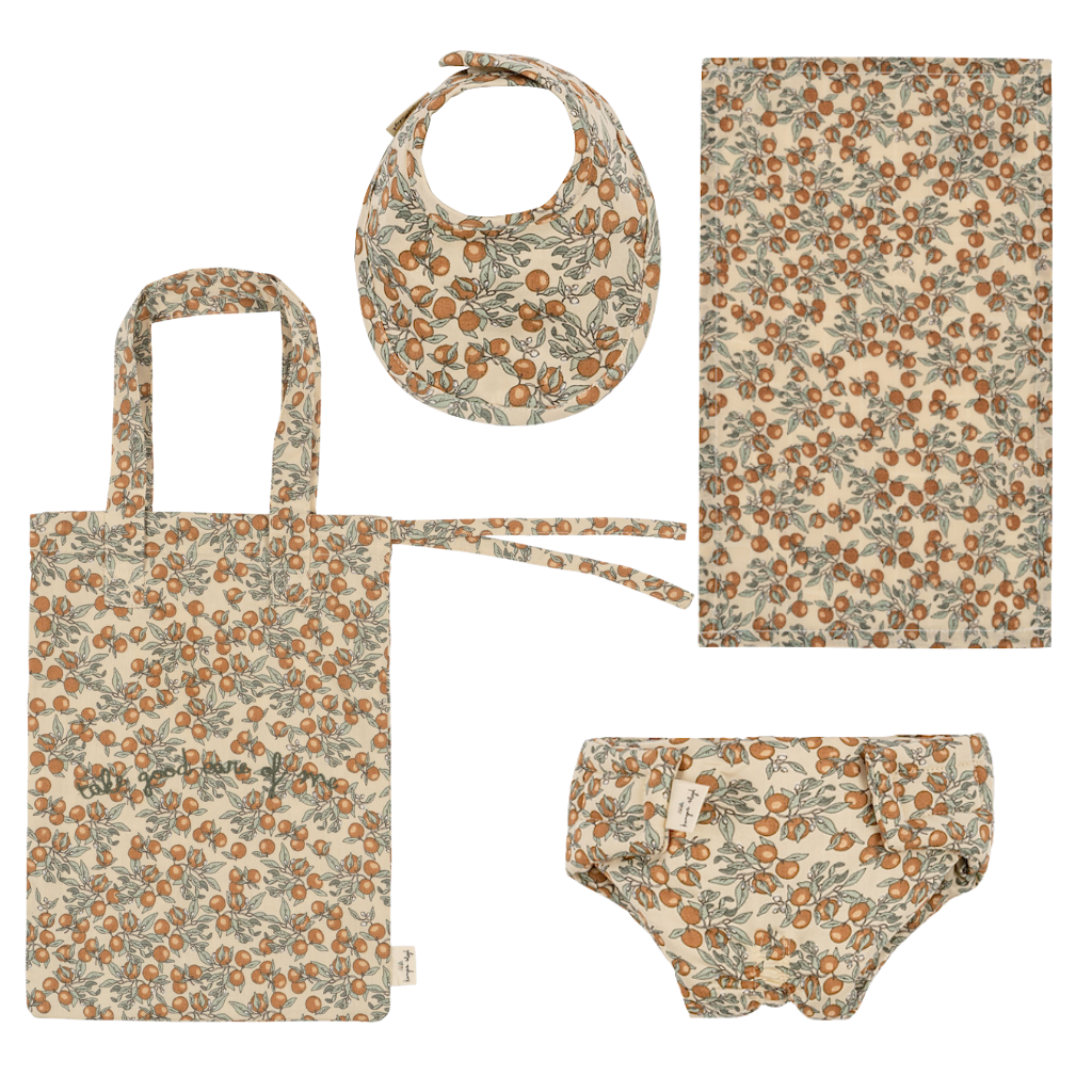 Konges Slojd | Dolls Accessories | Organic Clothes Set | Nursery | Orangery Beige