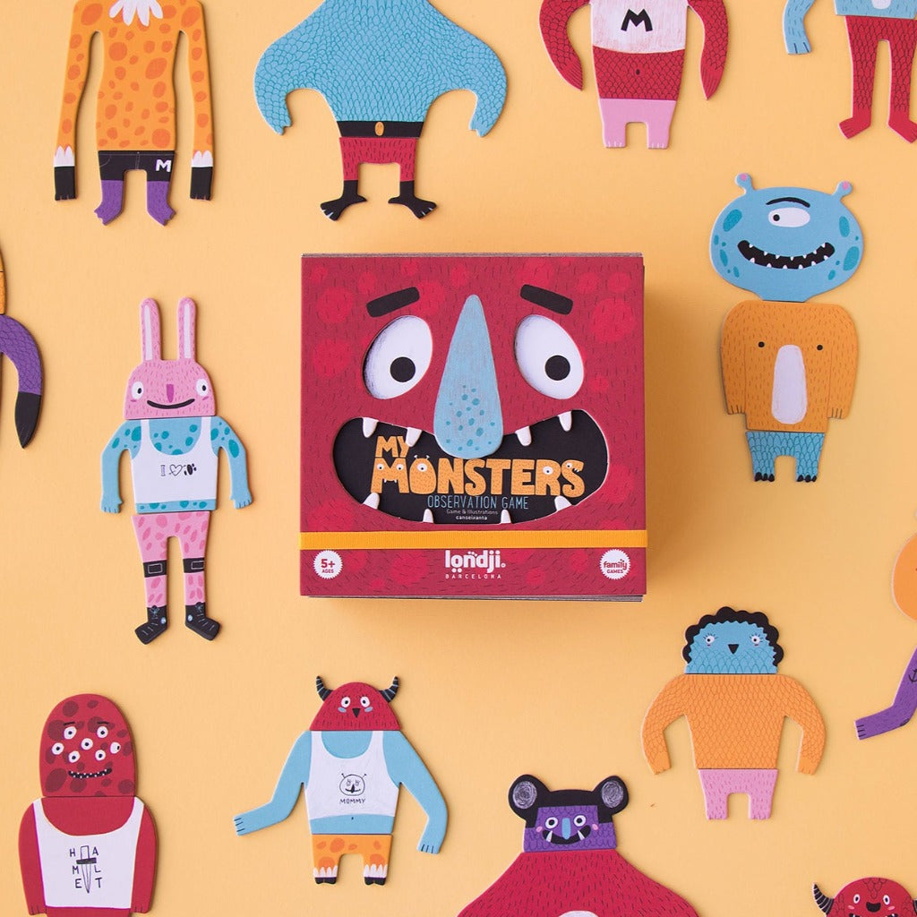 Londji - My Monsters Observation Game - Eco Friendly Family Game