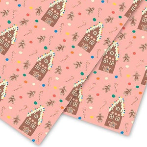 Emma Cooter Gingerbread house Eco Christmas Gift Wrap