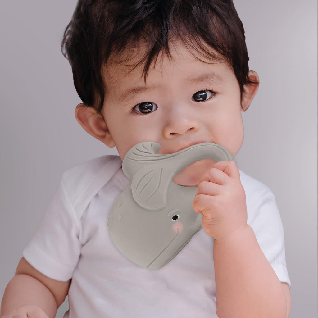 HEVEA Teether Soother Toy | Gorm the Whale - Natural Rubber
