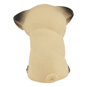 Hevea Puppy Parade Natural Toy Dog - Pug - Plastic Free and Sustainable Dog Toy