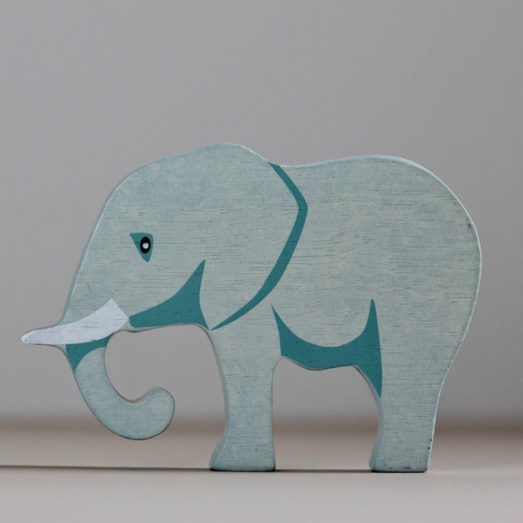 Tender Leaf | Wooden Safari Elephant | Wooden Toys 