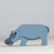 Tender Leaf | Wooden Safari Hippopotamus | Wooden Toys 