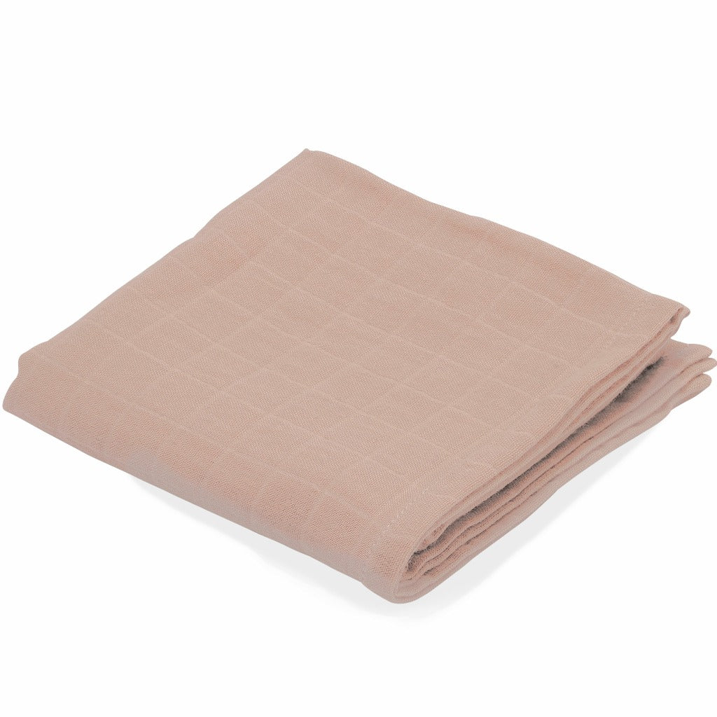 Konges Slojd | Organic Big Muslin | Swaddle | Baby Blanket - Moonlight Pink
