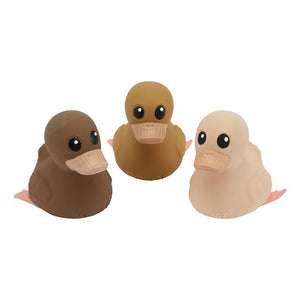Three Hevea Kawan Mini Natural Rubber Ducks 