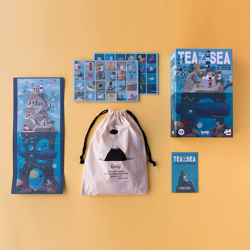 Londji | Tea by the Sea | Jigsaw Puzzle & Imaginative Game 