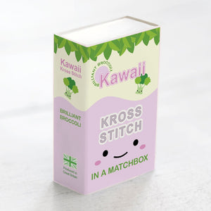 Mini Matchbox Cross Stitch | Marvling Bros - Broccoli