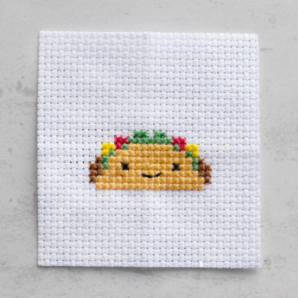 Matchbox Cross Stitch | Marvling Bros - Taco