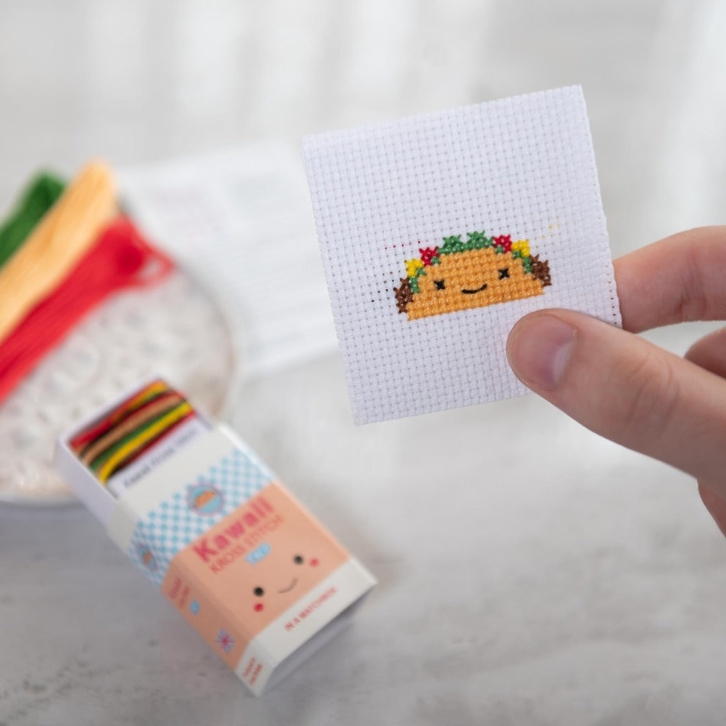Matchbox Cross Stitch | Marvling Bros - Taco
