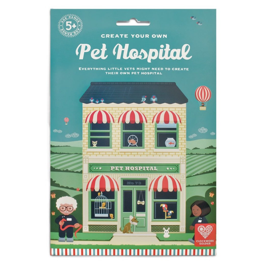 Create Your Own Pet Hospital by Clockwork Soldier - Kids Craft Activity