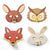 Woodland Animal Masks x 4