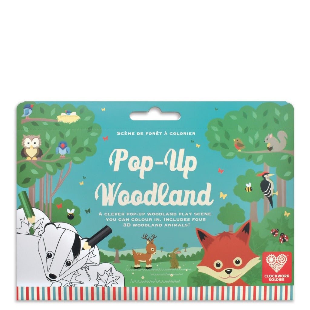 Clockwork Soldier - Colour in Pop Up Woodland - Kids Craft Activities 