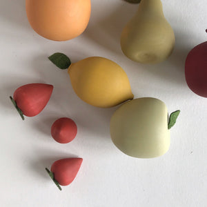 Sabo Concept Handmade Wooden Fruits - Set of 8 Wooden Toys