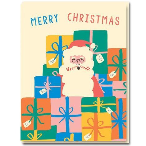 Emma Cooter Santa Christmas Card
