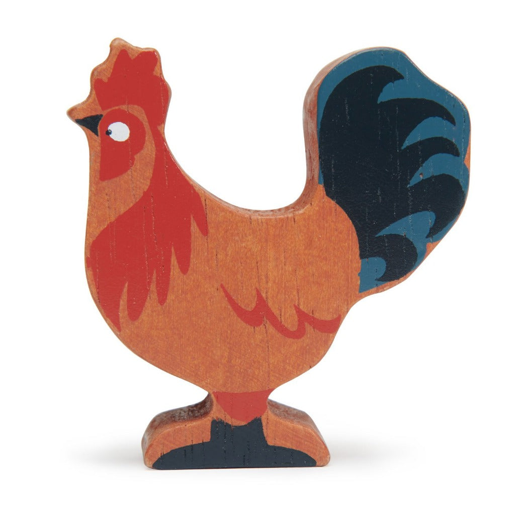 Tender Leaf Farmyard Rooster | Wooden Toys 