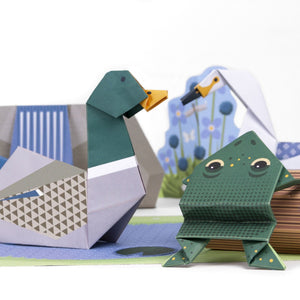 Clockwork Soldier - Wetland Wildlife Origami - Kids Craft Activities