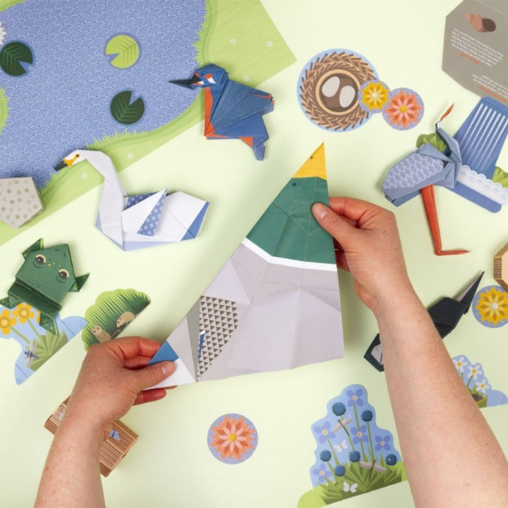 Clockwork Soldier - Wetland Wildlife Origami  - Kids Craft Activities 