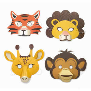 Create Your Own Jungle Animal Masks - Moonlit Mill