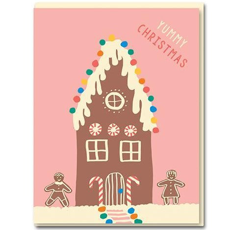 Emma Cooter Gingerbread House Christmas Card