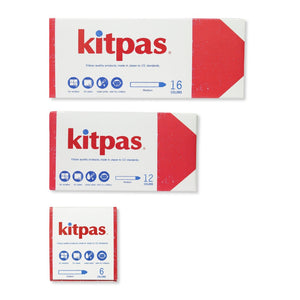 Kitpas Crayons 16 Pack - Medium